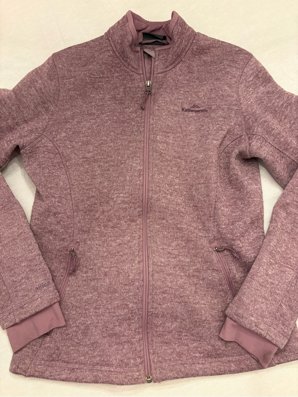 Kathmandu Mauve Pink Full-Zip Women's Fleece Jacket